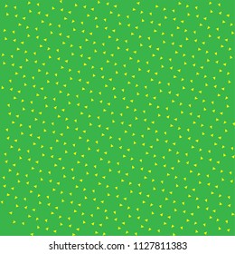 Stars on green background. Vector illustration.