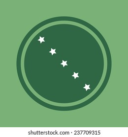 stars on green background, vector, 10 EPS