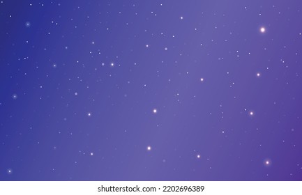 Stars on a night sky background