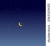 Stars on sky background.