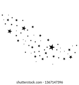 Stars on a white background. 