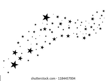 Stars On White Background Black Star Stock Vector (Royalty Free ...