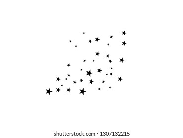 Stars On White Background Black Star Stock Vector (Royalty Free ...