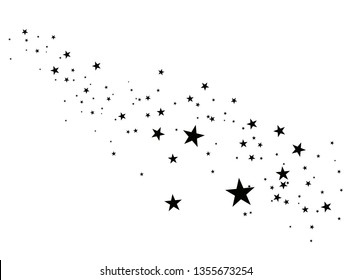 Stars On White Background Black Star Stock Vector (Royalty Free ...