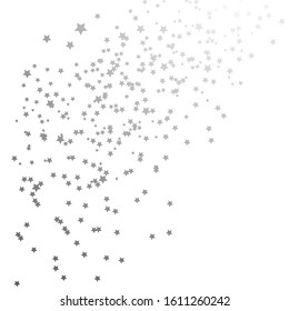 
Stars on a white background. A black star shooting an elegant star. Meteor, comet, asteroid, stars.