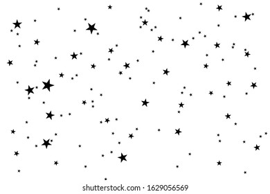 Stars On White Background Black Star Stock Vector (Royalty Free ...