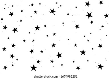 Stars On White Background Black Star Stock Vector (Royalty Free ...