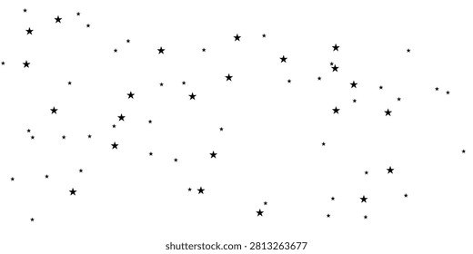Stars on a white background. Black star shooting with an elegant star.Meteoroid, comet, asteroid, stars. 