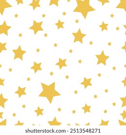 Estrellas en el patrón de fondo blanco
