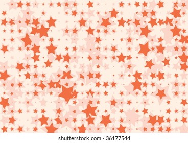 Stars in orange