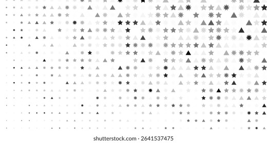 Stars pattern background. Abstract celebration award objects wallpaper. Grid lines texture. Cells repeating pattern. White background. Vector eps 10