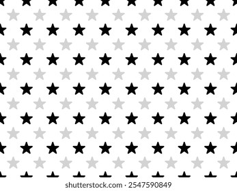 Stars pattern in Gradient color style vector