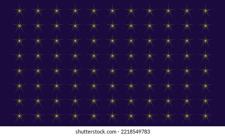Stars pattern in the night sky background
