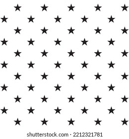 Stars pattern on white background