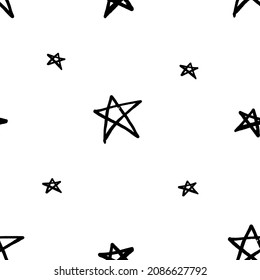 Sterne Muster nahtloser Hintergrund. mehrfarbige Graffiti-Stars