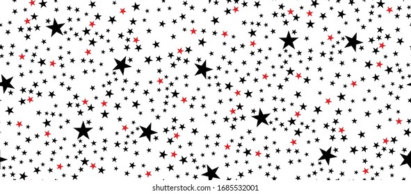 Stars pattern seamless. 
Stylish vector design for fabric, wallpaper, wrapping, background.