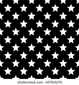 Stars pattern. Seamless vector illustration. Retro, vintage background 