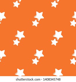 Stars pattern vector orange for any web design best