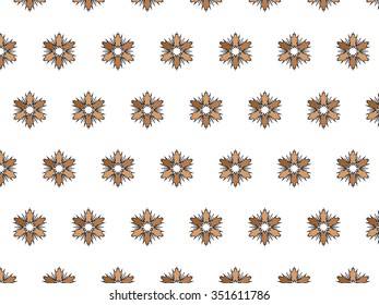 Stars pattern.Vintage decoration. Christmas retro stars.