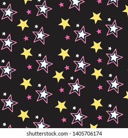 Stars print, Star texture background