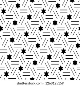 Stars, quadrangles pattern.Seamless image. Ancient mosaic. Ethnic ornament. Embroidery background. Tribal wallpaper. Folk backdrop. Tribe motif. Digital paper, web design, textile print. Vector