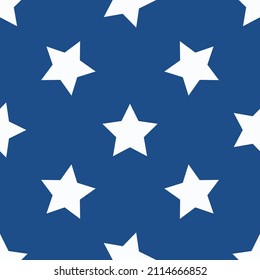 Las estrellas son un patrón irregulares y sin fisuras. Elementos de color claro sobre fondo azul oscuro. Empaquetado, papel tapiz
