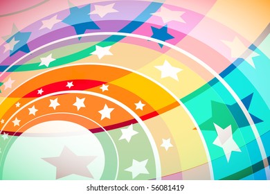 Stars Rainbow