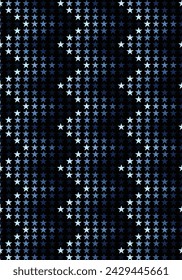 Stars Rainbow color seamless pattern. Design for sweater, scarf, comforter or clothes texture. Vector illustration