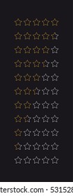 stars rating  - vector illustration.