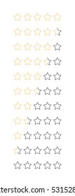 stars rating  - vector illustration.