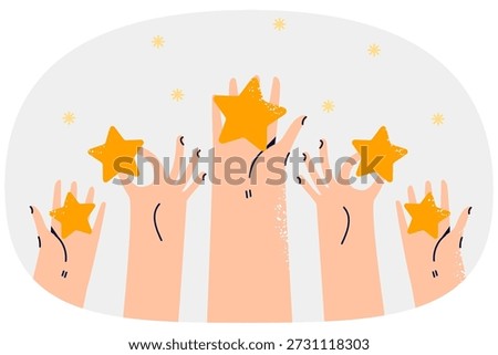 Stars ratings are in hands of user, for feedback allowing others to know about quality of service in company. Gold stars symbolize excellent opinion of users, have become clients of corporation