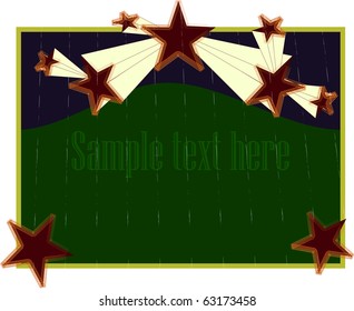 stars and rays vector background