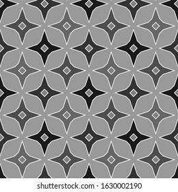 Stars, rhombuses background. Seamless pattern. Crosses, diamonds ornament. Ethnic motif. Tribal vector. Folk wallpaper. Mosaics backdrop. Digital paper, web design, textile print, abstract .