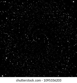 Stars scatter sparkle on night sky galaxy and space concept abstract background vector illustration