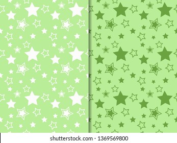 stars seamless abstract geometric pattern