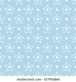 Stars seamless background.