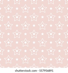 Stars seamless background.