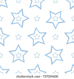 Stars seamless background.