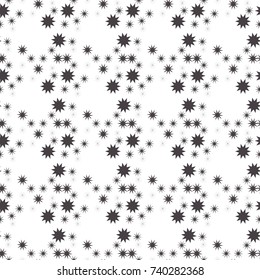 Stars seamless background.