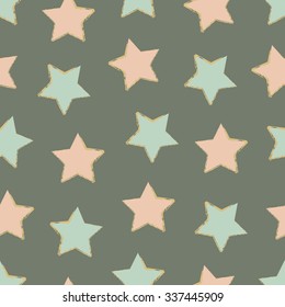 Stars seamless pattern