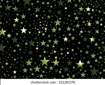 Stars seamless pattern. Magic star pattern. Outer space. Vector illustration.
