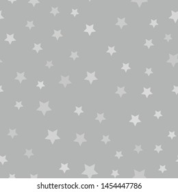 Stars seamless pattern. Randomly abstract vector texture with stars.