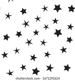 Estrellas sin fisuras. Fondo de textura con iconos de estrella.