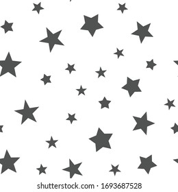 Estrellas sin fisuras. Fondo de textura con iconos de estrella.