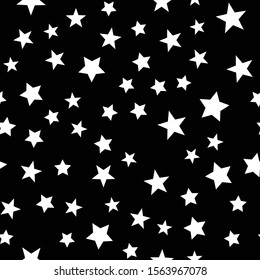 Stars seamless pattern. Star shape texture.