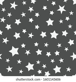 Stars seamless pattern. Star texture background.