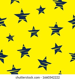 Stars seamless pattern. Trendy abstract endless background with stars. Vector