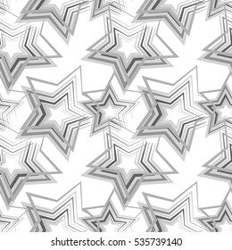 Stars seamless pattern. Vector background, eps 8