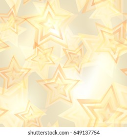 Stars seamless pattern. Vector background, eps 10