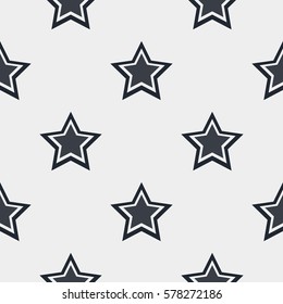 Stars seamless pattern. Vector, eps10